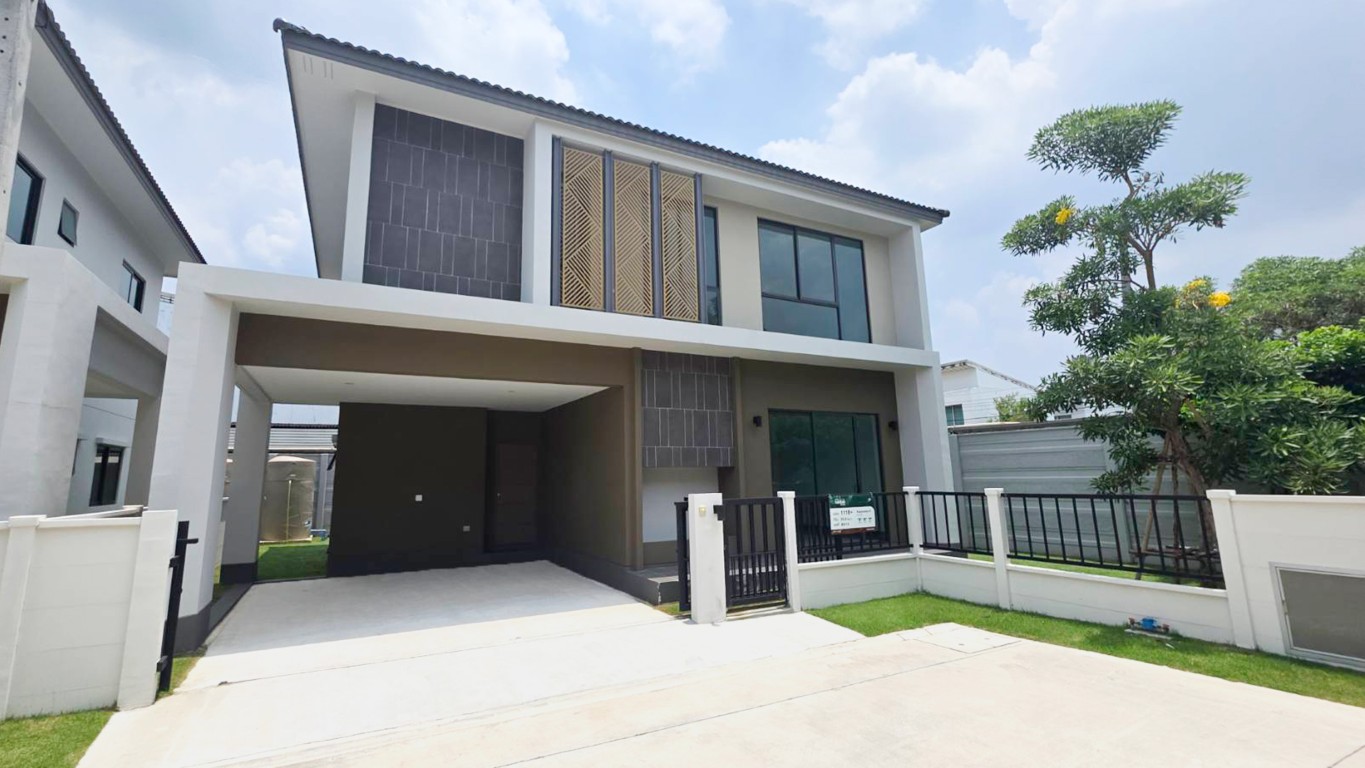 ธนาฮาบิแทต กรู๊ฟ พระราม 5 - นครอินทร์ บ้านเดี่ยวพร้อมอยู่ แปลง 111B