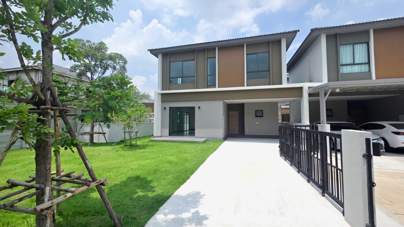 ธนาฮาบิแทต กรู๊ฟ พระราม 5 - นครอินทร์ บ้านแฝดพร้อมอยู่ แปลง 51F
