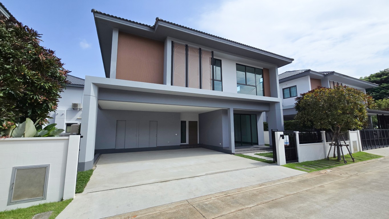 บ้านเดี่ยว ธนาฮาบิแทต นครอินทร์ - พระราม 5 บ้านเดี่ยวพร้อมอยู่ แปลง 33A _ Thanasiri